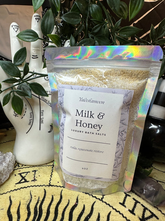 Ritual Bath Salts- milk & honey