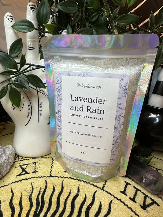 Ritual Bath Salts- lavender and rain